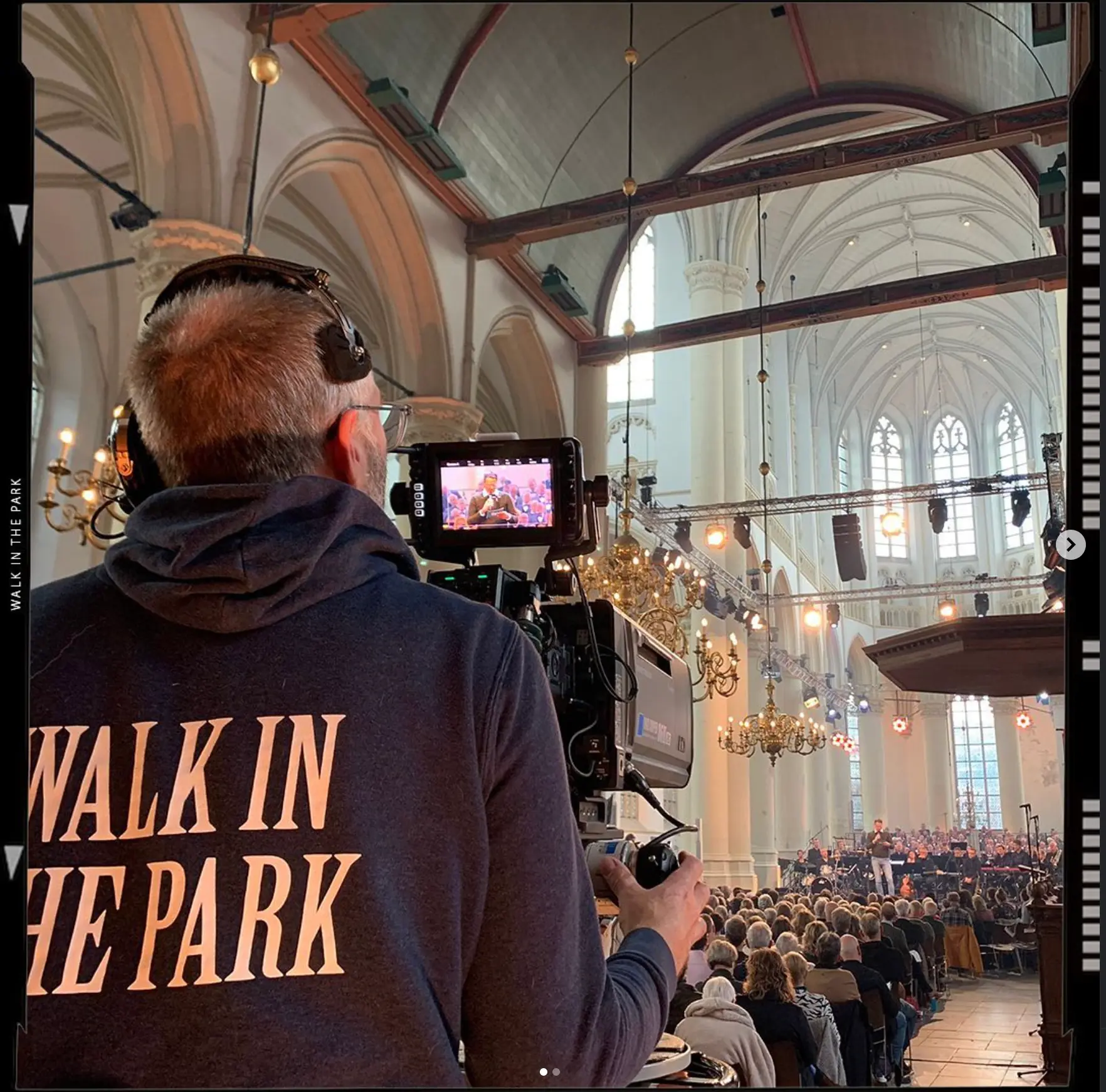 Crew in WITP hoodies on location